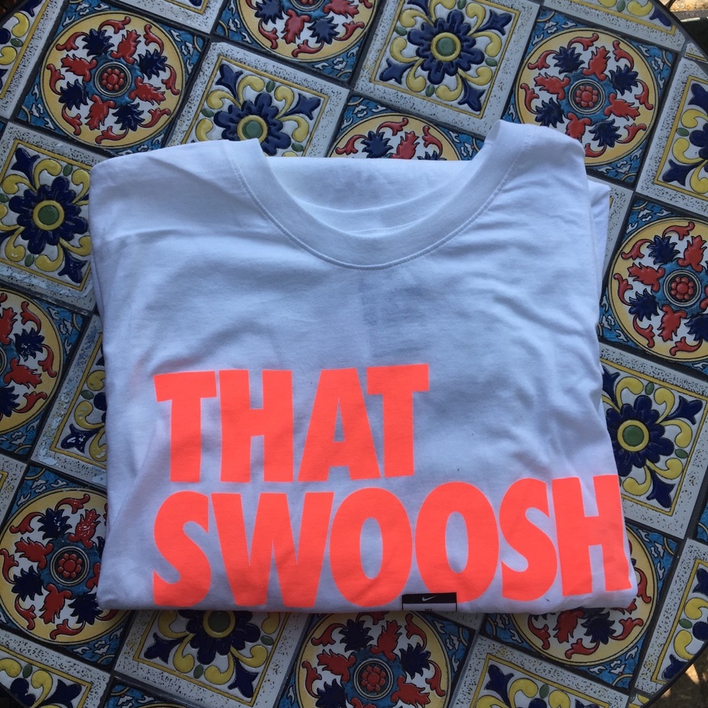 Nike Graphic tee “That swoosh life”